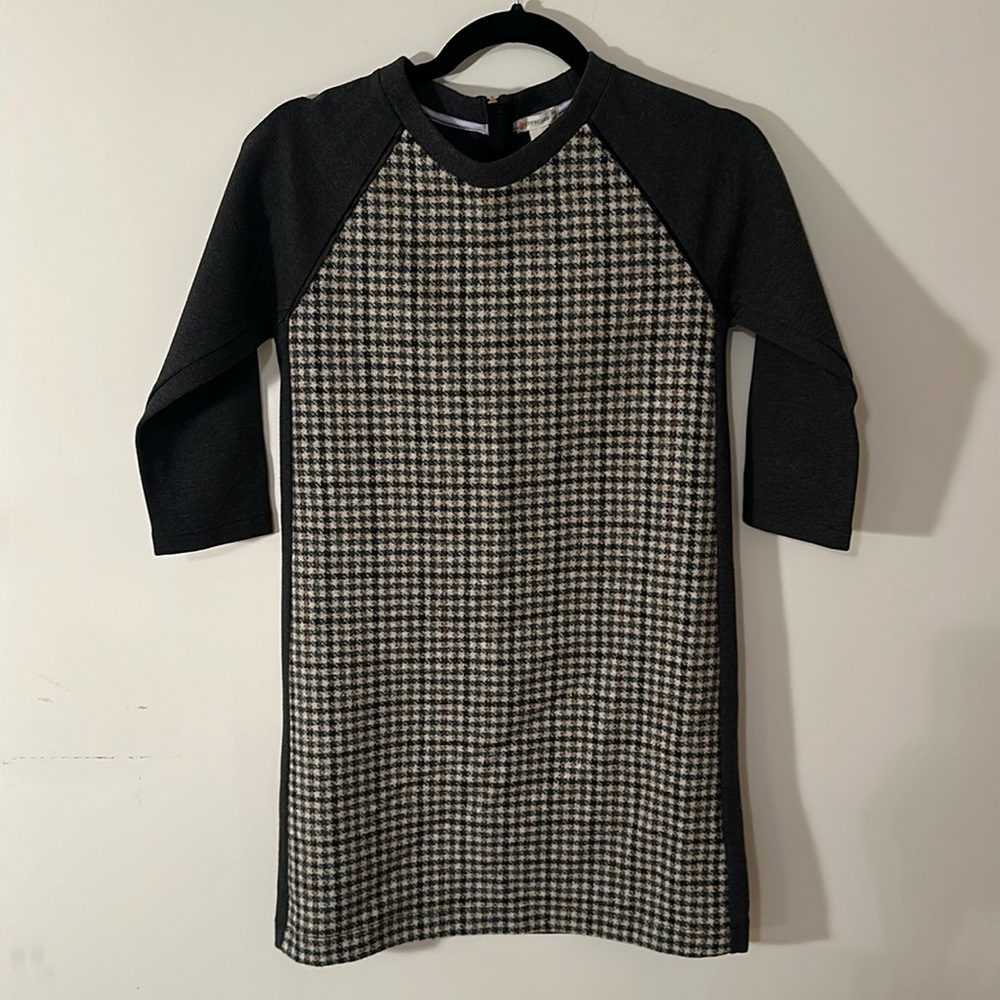 Crew cuts (J. Crew kids) Textured Long Sleeve Dress